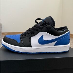 Air Jordan 1 Low. ‘Royal Blue/Black/White’